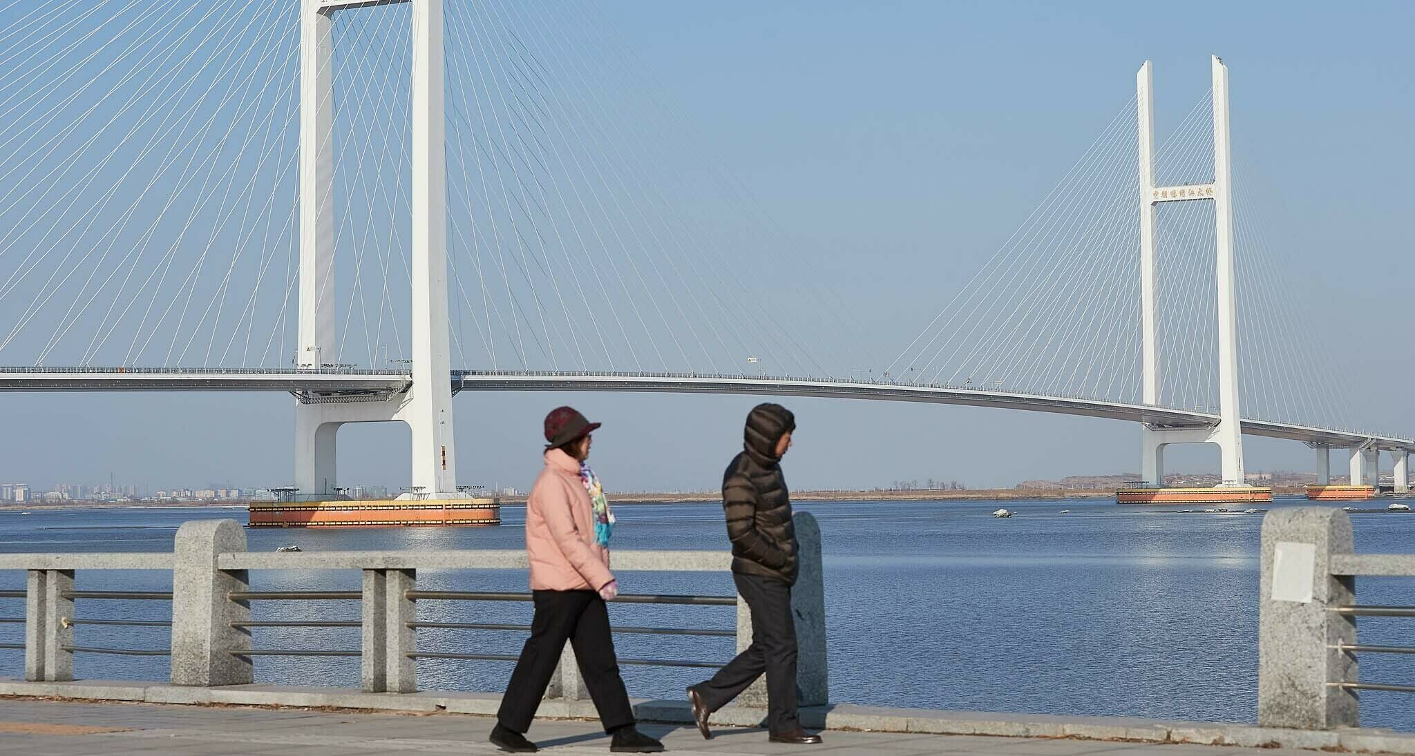 China Upgrades Facilities At Unused Bridge To Nowhere On North Korea