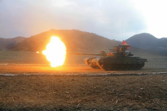 Photos Reveal North Korea S Experimental Tank Modifications Nk News