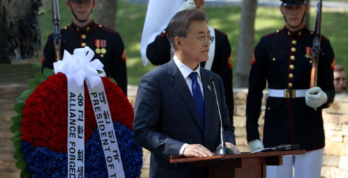 Seoul won’t downsize military drills in exchange for nuclear freeze: Moon