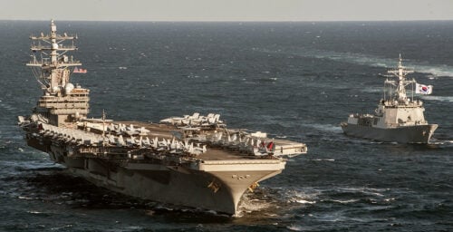 U.S. aircraft carrier, ROK navy to stage drills off Korean peninsula