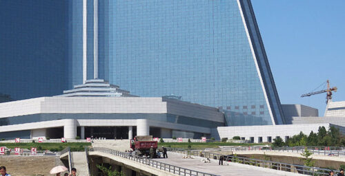 More construction activity observed at Pyongyang’s iconic Ryugyong Hotel