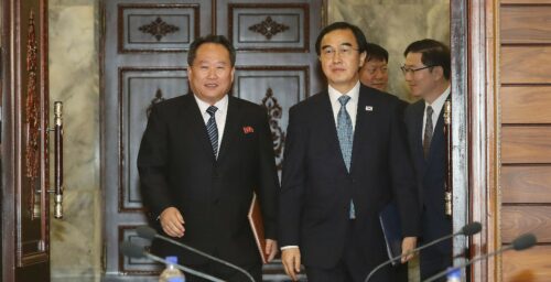 Two Koreas kick off high-level talks at Panmunjom