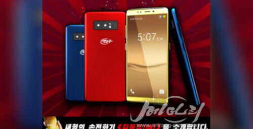 North Korean media shows off “new” smartphone resembling Samsung Note 8