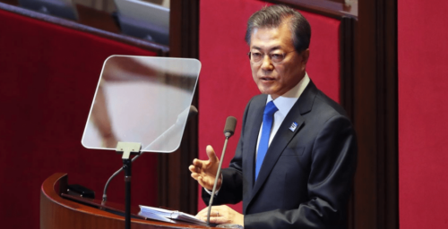 Institutionalize inter-Korean agreements, South Korean President urges lawmakers