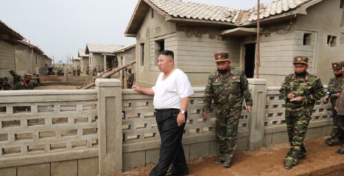 Kim Jong Un satisfied with housing construction efforts for flood victims: KCNA