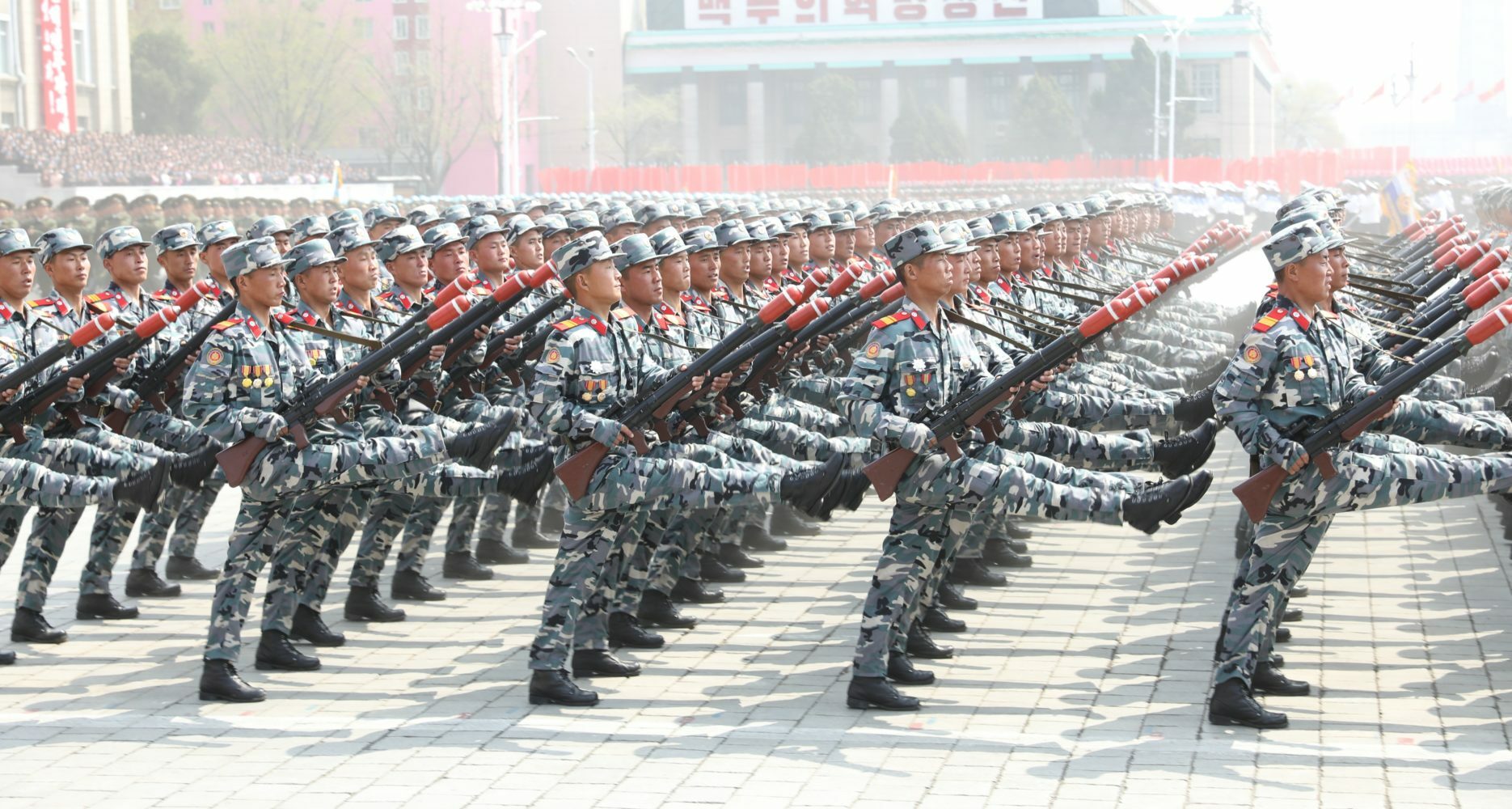 North Korea's April 15 parade: Big missiles, yes - but also small arms ...