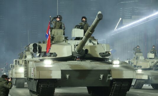 Kim Jong Un’s forgotten toys: The fighting vehicles at the Feb. 8 ...