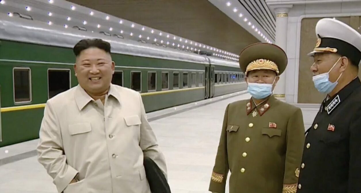 Kim Jong Un appears to build giant private train station near beach ...