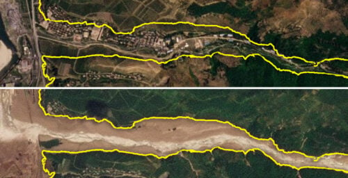 Satellite images reveal devastating floods in North Korea, displacing thousands