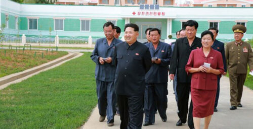 Kim Jong Un visits new satellite control center