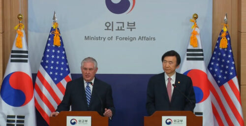 Military action against North Korea “on the table”, says Tillerson