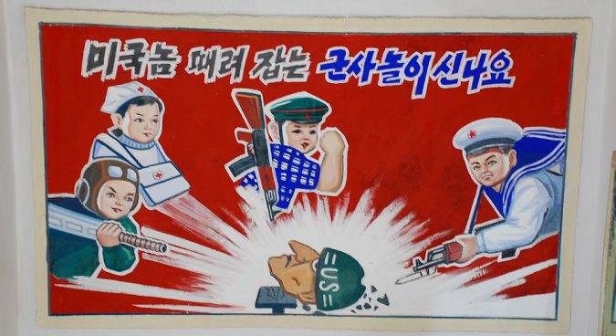 north korea propaganda photo