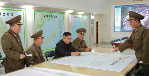 Kim Jong Un briefed on Guam attack plan at Strategic Force command: KCNA