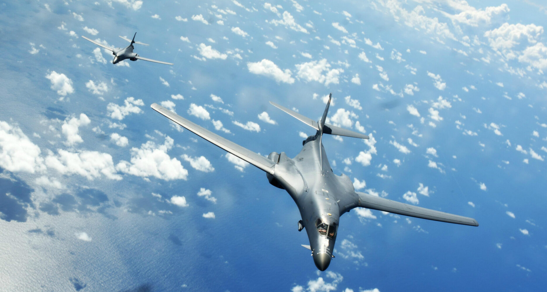 Two U.S. B-1B Bombers Fly Over Korean Peninsula, Stage Bombing Drills ...