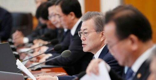 S. Korea could hold trilateral talks with N. Korea and U.S., Moon suggests