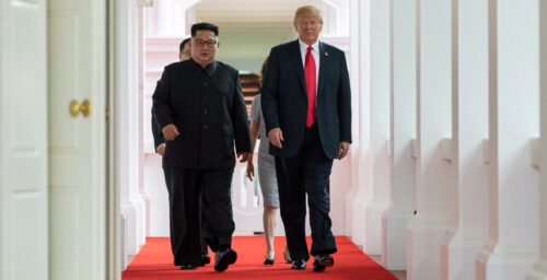 Following one-on-one talks, Kim says he and Trump made an “excellent start”