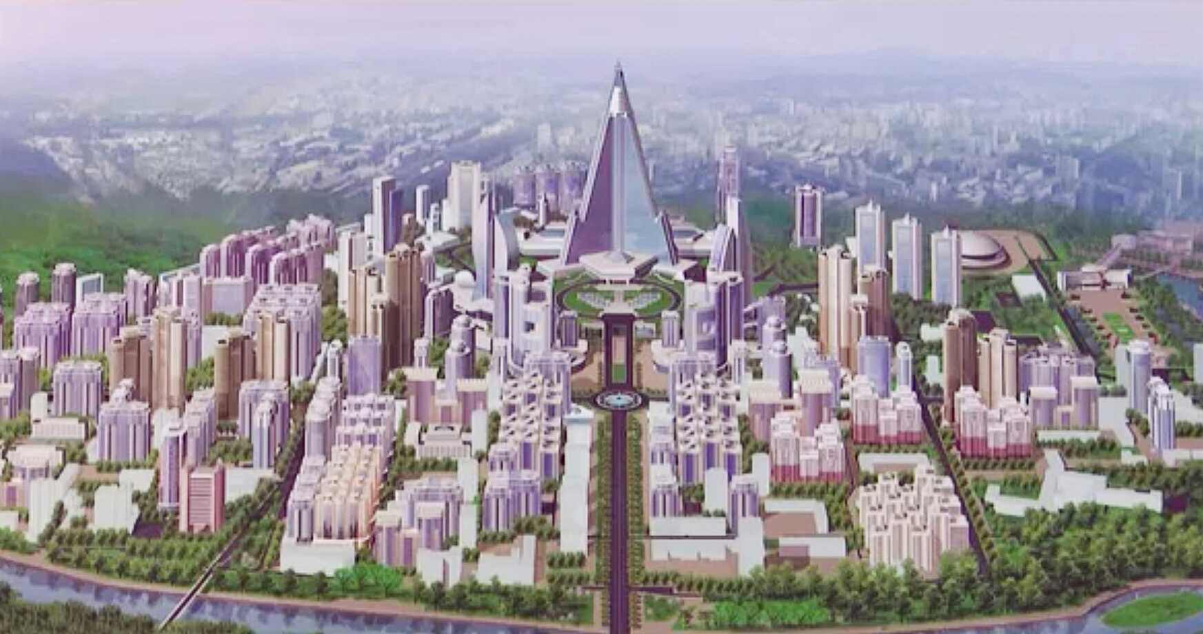 KCTV reveals largescale plans for district surrounding iconic Ryugyong