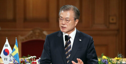 “Substantially” demonstrate commitment to denuclearization, Moon urges North Korea