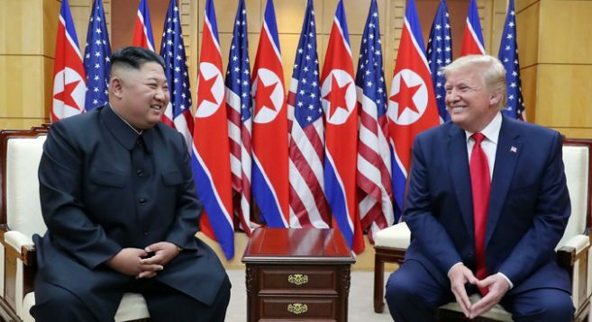 North Korean Media Hails Historic Kim Trump Meeting At Panmunjom Nk News 7912