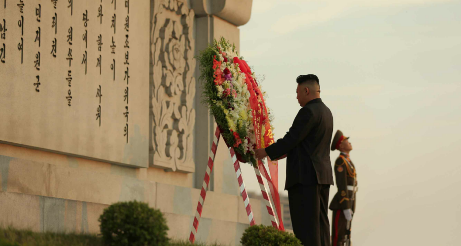 Kim Jong Un makes rare visit to Chinese friendship monument on war anniversary