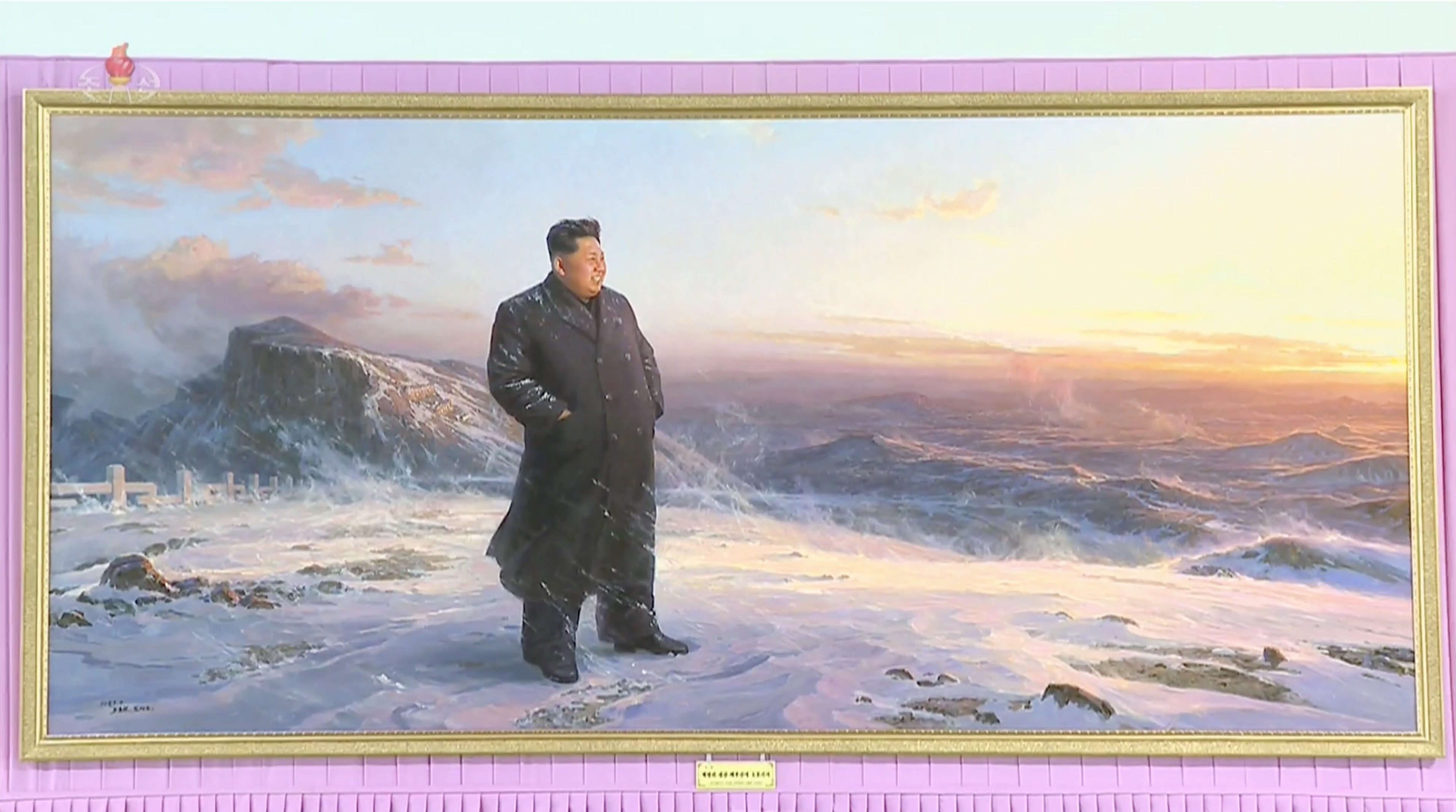 Kim Jong Un approves first paintings of himself in boost to