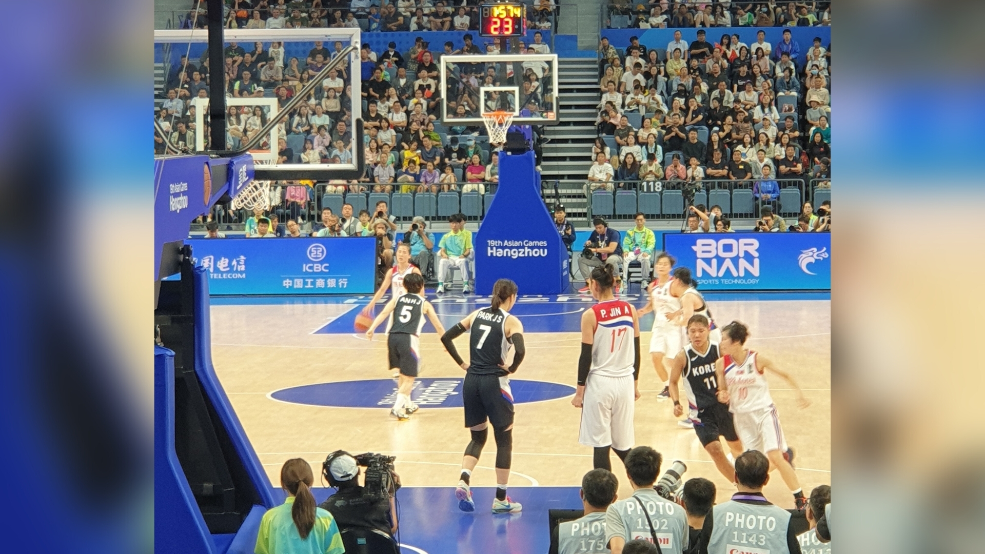 Divided again, South Korea beat North Korea in Asian Games basketball