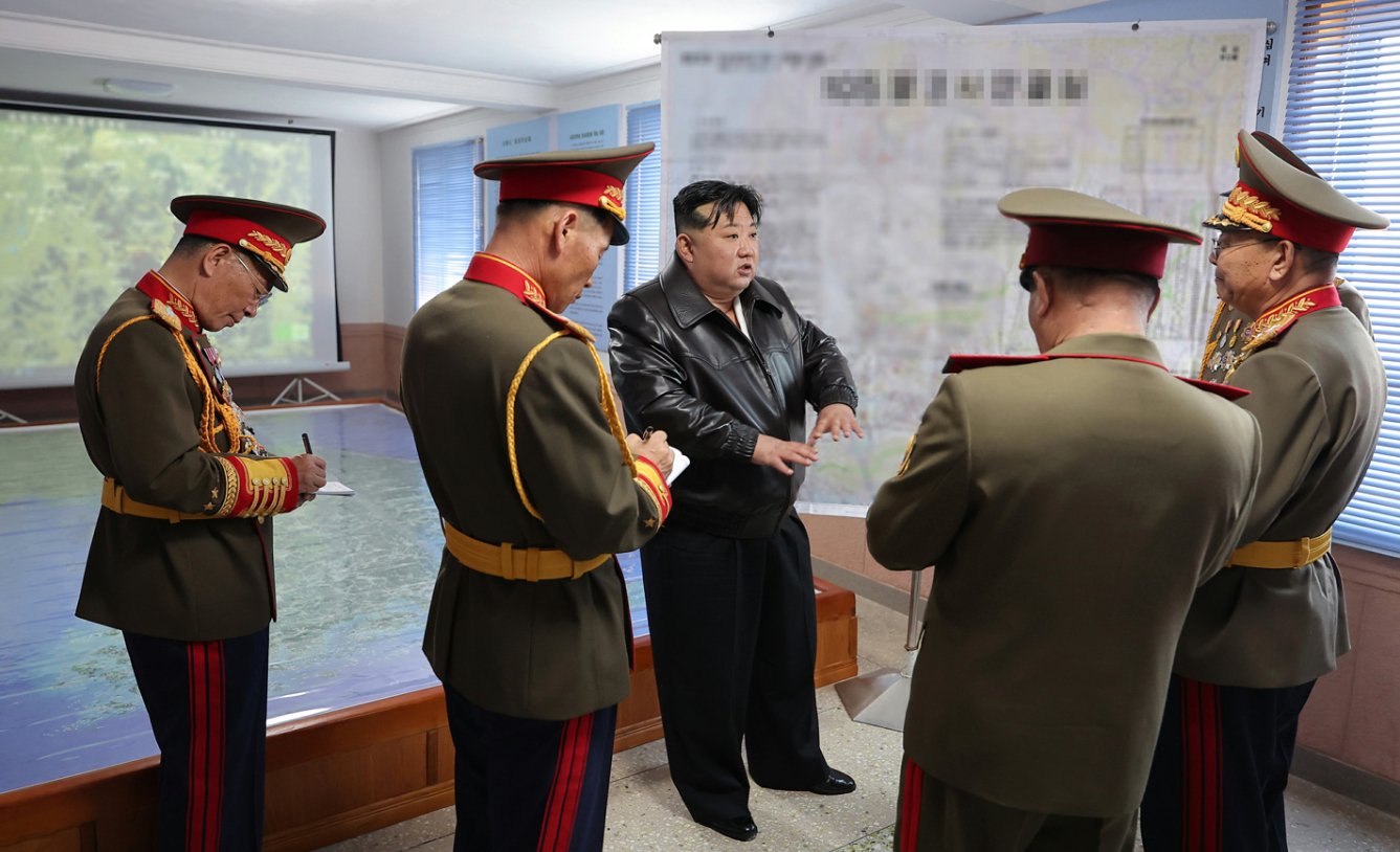 Kim Jong Un lauds tank unit's history of invading Seoul in headquarters ...