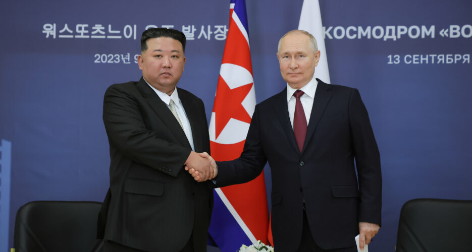 Putin vows to work with North Korea against US, improve sanctions evasion