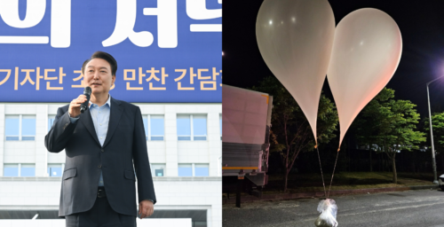 North Korean trash balloon lands inside South Korean presidential compound